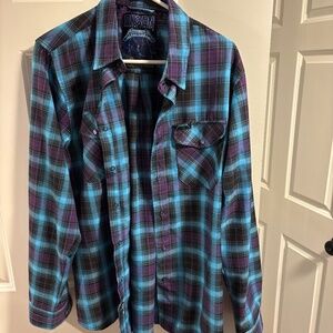 Dixxon Metallica ride the lightning flannel MED
